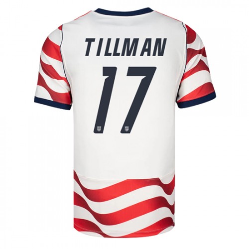 Yhdysvallat Malik Tillman #17 Kotipaita MM-kisat 2026 Lyhythihainen